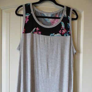 BEAUTIFUL Floral Detailed Tank Softy SOFT